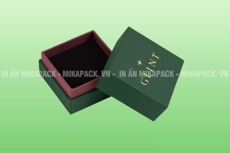 In hộp đựng trang sức nắp âm dương