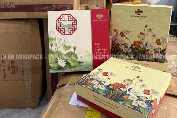 Mikapack cam kết in hộp đựng quà Tết đẹp mắt, bảo hành uy tín