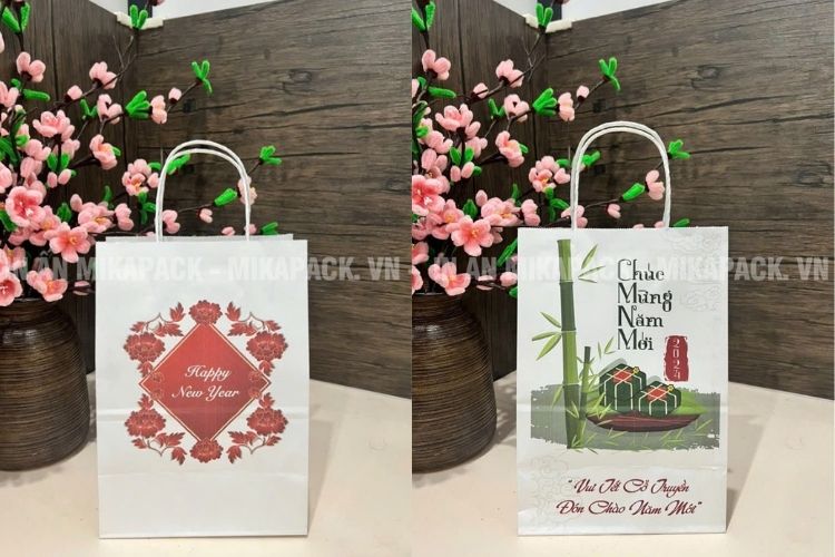 Mikapack in túi giấy Đà Nẵng giá sỉ rẻ, cạnh tranh cao.