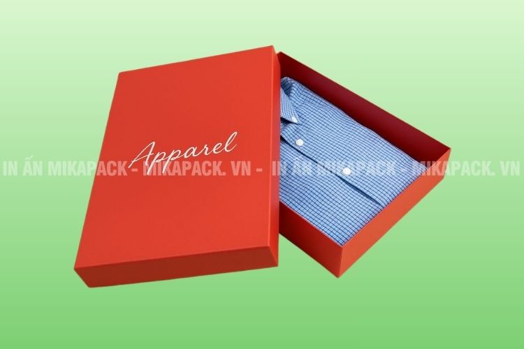 Hộp giấy đựng quần áo hỗ trợ in ấn quảng bá thương hiệu