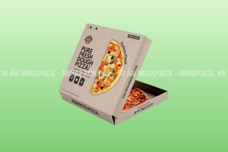 Mẫu hộp giấy in hình ảnh nguyên liệu chân thực, sử dụng giấy Kraft thân thiện