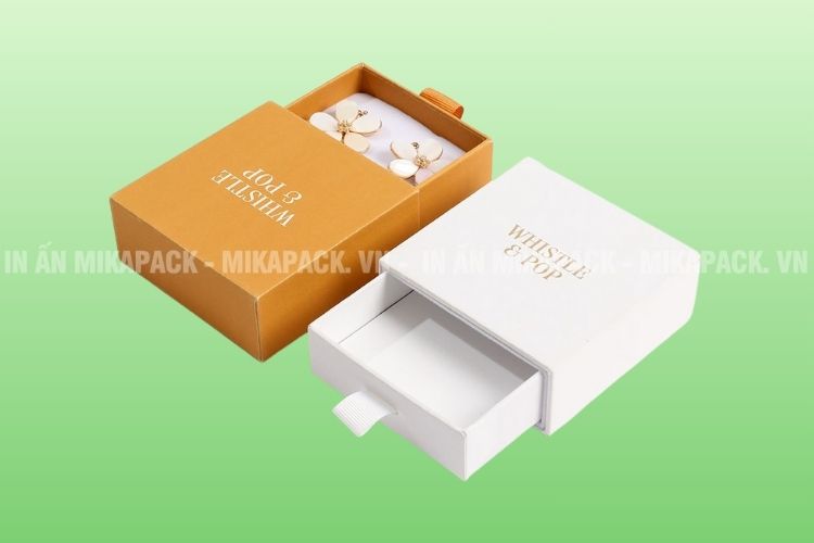 Xưởng in hộp giấy nắp rút độc đáo