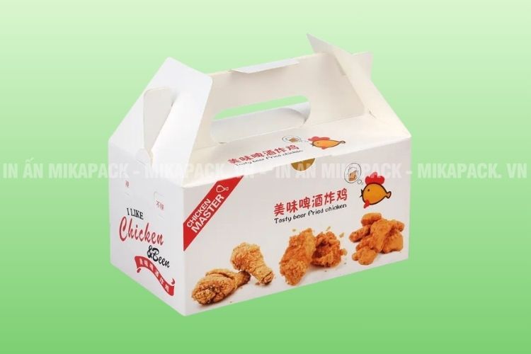 Hộp giấy đựng thức ăn làm từ chất liệu giấy Kraft, Ivory, Couches