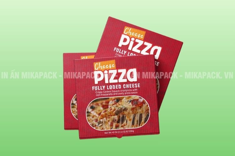 In hộp pizza giúp tăng độ nhận diện, thu hút khách hàng