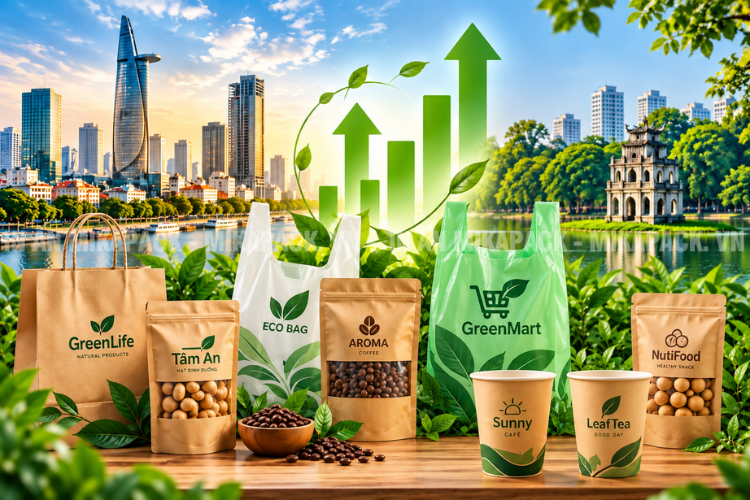 TPHCM và Hà Nội có tỷ lệ tiêu dùng xanh cao nhất tại khu vực tại Việt Nam.